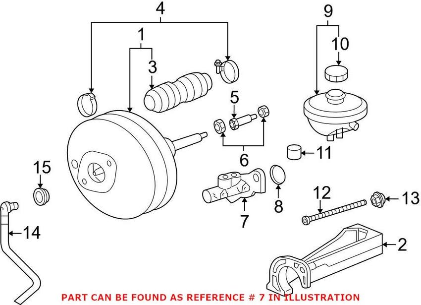 Porsche Brake Master Cylinder 99735591000